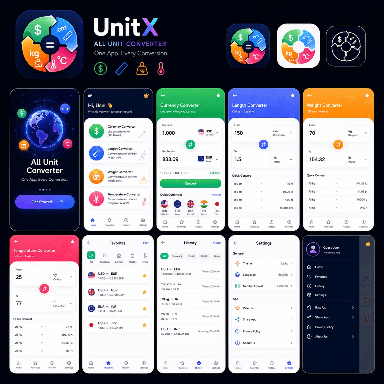 All Unit Converter App screenshot 1